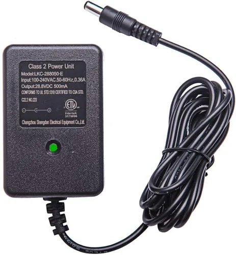 Cargador de 28.8 V para coche de paseo en coche, cargador de batería para niños de 24 voltios 28.8V500mA coche eléctrico de bebé paseo juguete