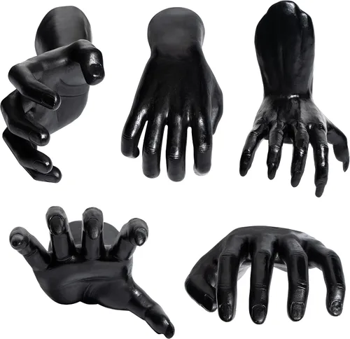 Miniatura 7 de GUTE Creepy Hands - Decoración para colgar en la pared, decoración de manos de terror, decoración estética, gótica, gótica, arte de pared colgante