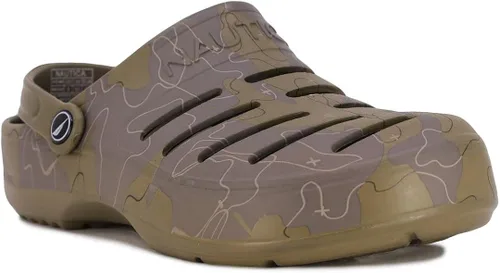 Miniatura 3 de Nautica Zuecos para hombre, sandalias deportivas deportivas, sin cordones con correa trasera ajustable, (zapatos de aguapantuflas peludas) River Edge