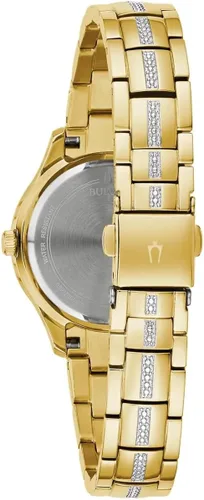 Miniatura 3 de Bulova Ladies' Crystal Phantom 3-Hand, Small Second Hand Quartz Watch, Mother-of-Pearl Dial