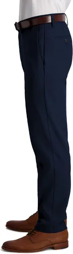 Miniatura 2 de Haggar Cool 18 Pro Slim Fit Flat Front Superflex Pantalón de cintura para hombre
