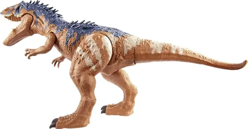Miniatura 5 de Mattel Jurassic World Massive Biters - Figura de acción de dinosaurio, juguete de dinosaurio grande Albertosaurus con golpe activado por la cola
