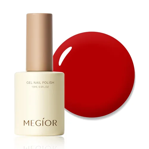 Miniatura 87 de MEGIOR Esmalte de uñas de gel blanco de 0.5 fl oz, color blanco antiguo, secado con luz UV, esmalte de gel francés, arte de uñas, salón de manicura