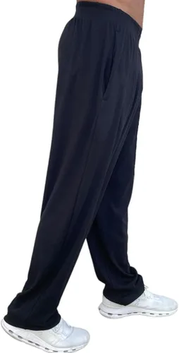 Miniatura 4 de Crazee Wear Pantalones de ajuste relajado California sólidonegro