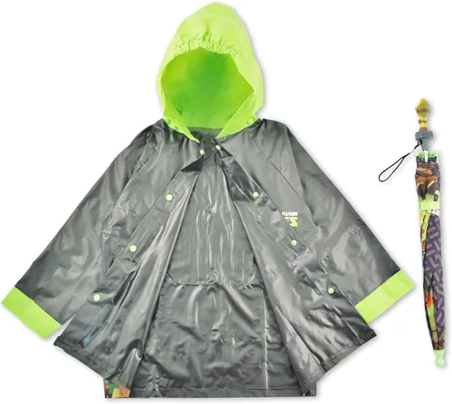 Miniatura 5 de Nickelodeon TMNT - Juego de ropa de lluvia para niños pequeños de 2 a 3 años