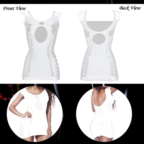 Miniatura 3 de 12 piezas de lencería de malla para mujer babydoll de encaje lencería para mujer