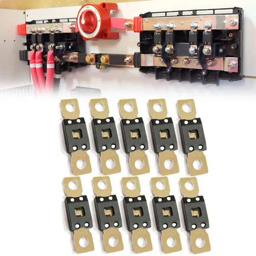 Miniatura 25 de PTT 2PACK MEGA/AMG 300Amp, 32V, Retardo de tiempo, Fusible de montaje de espárrago de alta corriente - Atornillado - Automotriz/Marina