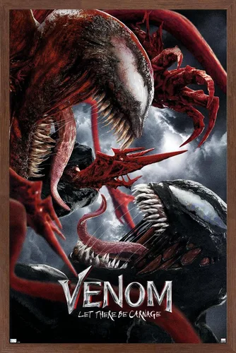 Miniatura 7 de Trends International Marvel Venom: Let There be Carnage - Póster de pared de batalla de una hoja, 14.725 x 22.375 pulgadas, versión enmarcada