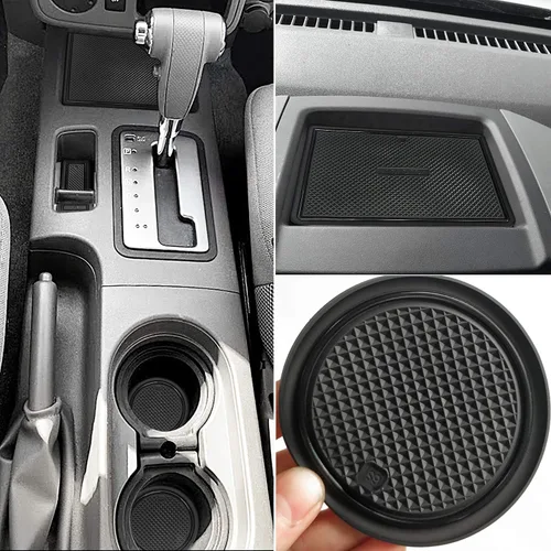 auovo Alfombrillas antipolvo para Frontier Crew Cab 2005-2020, accesorios Xterra 2005-2015, ajuste personalizado, forros para bolsillo de puerta,