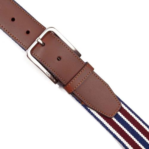 Miniatura 5 de Nautica Men's Bold Fashion and Dress Leather Belt with Metal Buckle