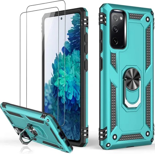Miniatura 39 de LUMARKE Funda para Galaxy S20 FE con protector de pantalla, supera los 16 pies, probada en caídas, de grado militar, con soporte de anillo