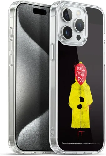 Miniatura 106 de Head Case Designs Funda de gel suave con licencia oficial de la película de TI Pennywise 2 Graphics compatible con Apple iPhone 15 Pro
