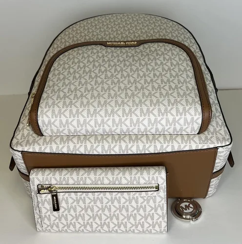 Miniatura 4 de MICHAEL Michael Kors Jaycee - Mochila grande con bolsillo con cremallera y gancho grande para cartera triple