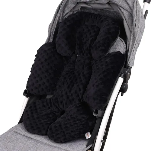 Miniatura 8 de KAKIBLIN Inserto de Asiento de Coche para Bebé, Soporte de Cabeza y Cuerpo para Asiento de Coche para Recién Nacido, Cojín de Asiento de Coche