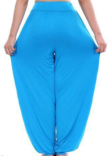 Miniatura 21 de Pantalones de algodón modal para mujer de AvaCostume, pantalones suaves para practicar yoga o deportes.