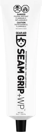 GEAR AID Seam Grip WP Sellador impermeable y adhesivo para chaquetas, tiendas de campaña, colchonetas de dormir y tela al aire libre | Repara