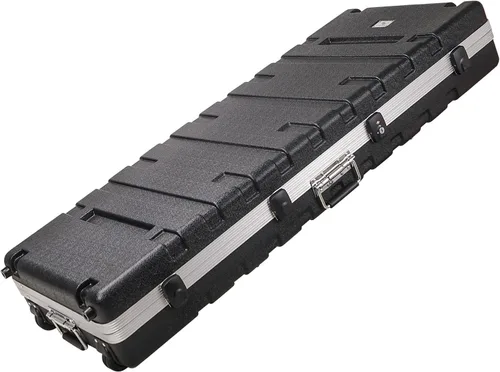 Miniatura 5 de Sound Town Estuche ligero para teclado de 61 teclas, estuche de vuelo ATA con pestillos de bloqueo aprobados por TSA, interior personalizable, Negro