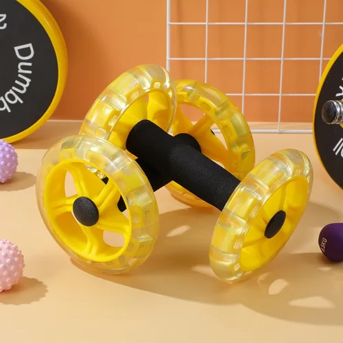 Miniatura 4 de Dual-wheel Ab Roller for Core Strengthening with Non-slip Handles Lightweight Fitness Roller for Men and Women Portable Exercise Equipment to Burn
