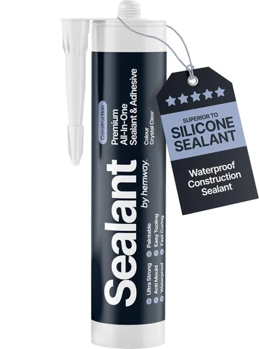 Miniatura 15 de Sellador Adhesivo de Polímero Híbrido Gris Claro para Cocina y Baño 13.1oz Todo en Uno Impermeable Resistente a la Intemperie Pintable