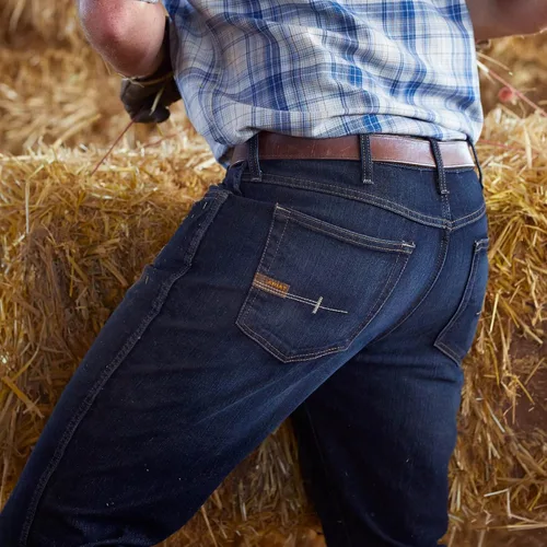 Miniatura 6 de Ariat Rebar M4 Relaxed DuraStretch - Jeans básicos de corte de bota para hombre, Carbine