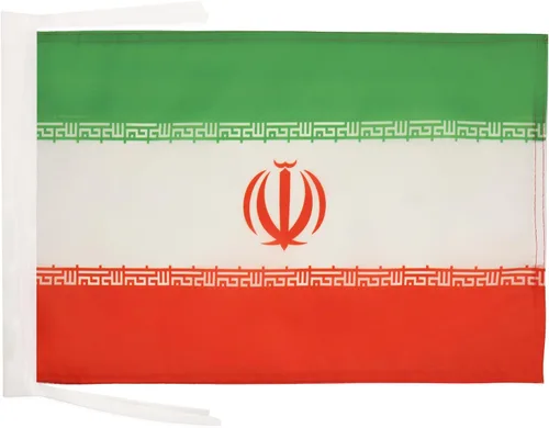 Miniatura 380 de Bandera de México AZ FLAG, 45.7 x 30.5 cm, con cordones - Pequeñas banderas mexicanas de 30 x 45 cm - Bandera de 45.7 x 30.5 cm
