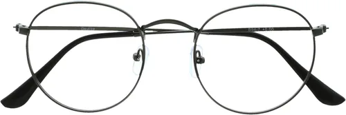 Miniatura 15 de OPULIZE SOL - Gafas de lectura con bloqueo de luz azul para mujeres y hombres, marco redondo de metal, bisagras de resorte, anteojos