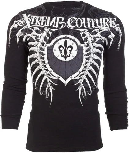Miniatura 2 de Xtreme Couture by Affliction Camisa térmica de manga larga para hombre VERTEBRAE