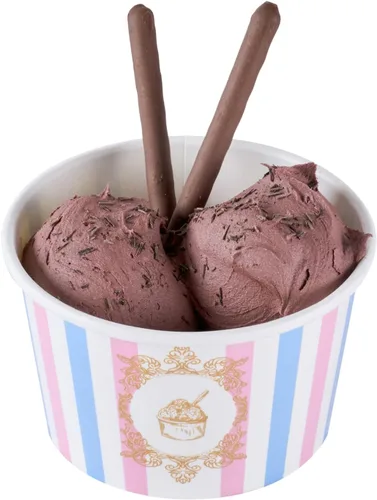 Miniatura 81 de Coppetta - Vasos de postre de 5 onzas, 50 tazas desechables para helado, tapas se venden por separado, cuencos de yogur congelado resistentes