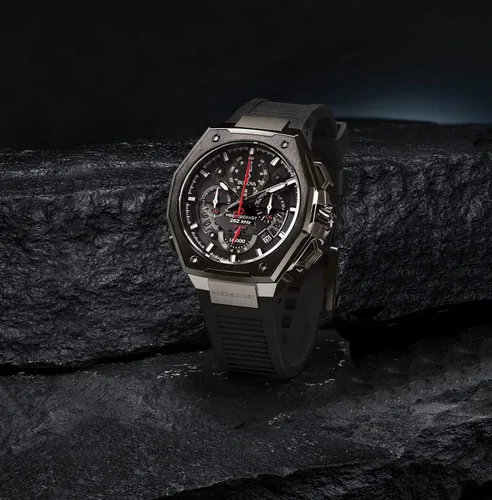 Miniatura 5 de Blv Precisionist - Reloj de cuarzo para hombre, Negro -, Cronógrafo, movimiento de cuarzo