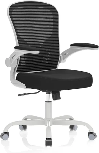 Miniatura 9 de Synorla Silla de oficina, sillas de escritorio ergonómicas de 330 libras de capacidad, silla de computadora de malla con respaldo alto
