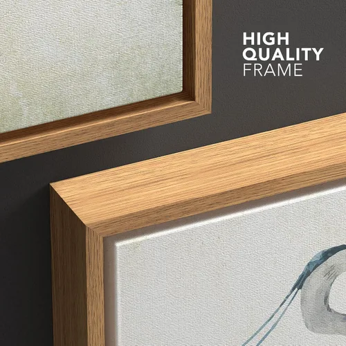 Miniatura 4 de wall26 Lienzo enmarcado para pared, elegante garza blanca, arte fino, ilustraciones de pájaros, arte moderno, decorativo, zen, rústico, tranquilo