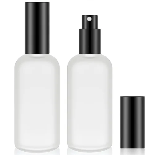 Miniatura 14 de Tessco for you 20 botellas de vidrio con atomizador de perfume vacías, rellenables, transparentes, decorativas, con bomba pulverizadora de niebla