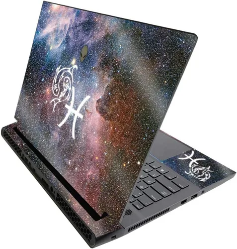 Miniatura 409 de MightySkins - Skin brillante con purpurina para Alienware M17 R3 (2020) y M17 R4 (2021) - Diversión de los años 90 Acabado duradero con purpurina