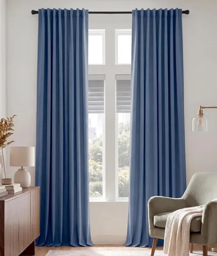 Miniatura 71 de PONY DANCE Cortinas cortas con aislamiento térmico para ventana pequeña, para guardería, baño, cocina, lavandería, caravana, sótano, 29 pulgadas