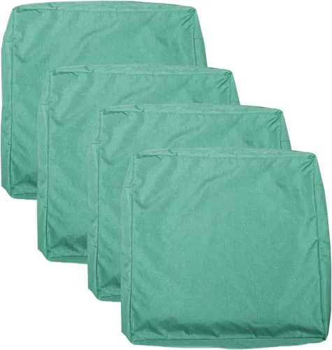 Miniatura 20 de Fundas para cojines de asiento de patio, fundas deslizantes lavables de repuesto, funda impermeable para cojines de silla de muebles al aire libre