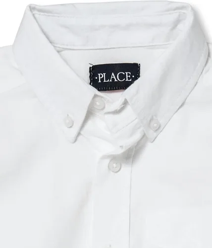 Miniatura 2 de The Children's Place Camisa Oxford de manga larga con cuello abotonado para niños