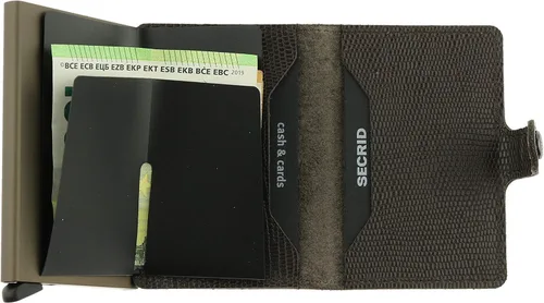 Miniatura 3 de Secrid Cartera delgada para hombre, piel auténtica, tarjetero RFID máximo 12 tarjetas