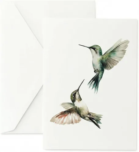 Miniatura 9 de Tarjetas de felicitación de jarrones de jengibre con flores - Juego de 10 tarjetas de nota de 5x7 para todas las ocasiones con sobres. En blanco por
