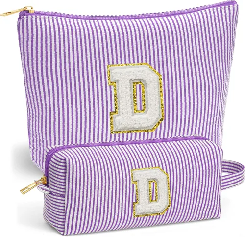 Miniatura 58 de Set de Bolsos de Maquillaje de Viaje - Bolso Inicial de Aseo de Viaje, Bolso de Cosméticos Portátil Bolso de Maquillaje de Viaje con Artículos Azul