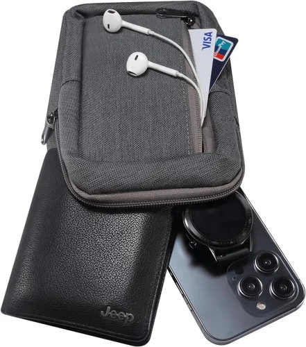 Miniatura 4 de MDJYMYZ Bolso bandolera bandolera, bolsa de hombro para teléfono celular, mochila para hombre y mujer, bolsa de pecho, cartera para teléfono
