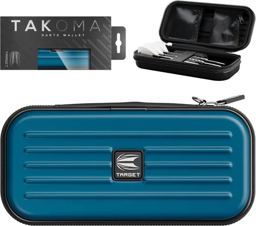 Miniatura 14 de Target Darts Funda de dardos Takoma, tamaño regular, negra Guarda 3 dardos completamente ensamblados y accesorios Estuche con bolsillos con Negro