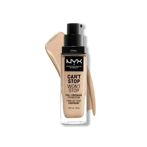 Miniatura 12 de NYX Professional Makeup Can't Stop Won't Stop - Cepillo para base de maquillaje Negro