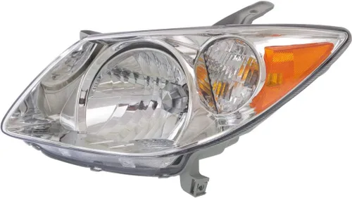 KarParts360 Para 2005 06 07 2008 Pontiac Vibe Conjunto de faros delanteros lado del conductor w/bombillas reemplaza GM2502249