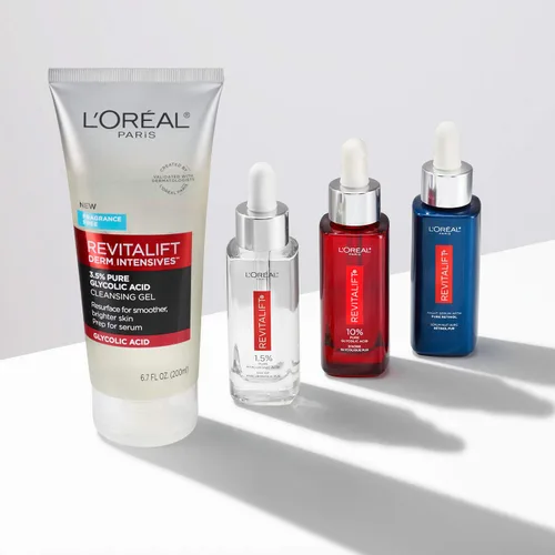 Miniatura 8 de L'Oreal Paris Revitalift - Gel limpiador iluminador con ácido glicólico puro al 3,5% con ácido salicílico, 6,7 onzas líquidas