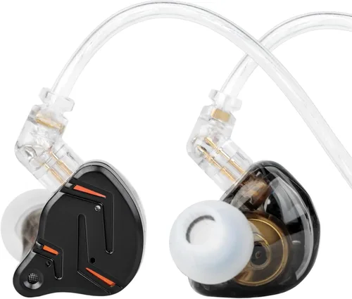 Miniatura 11 de KZ ZSN Pro - Auriculares para videojuegos, monitor intrauditivo de alta fidelidad, sonido estéreo, auriculares IEM, cancelación de ruido, Gris