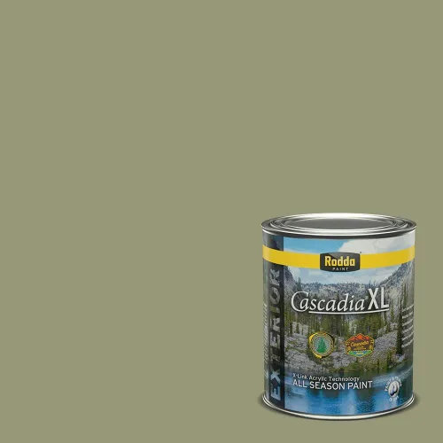Miniatura 15 de Rodda Paint CASCADIA XL - Pintura e imprimación satinada para exteriores en uno, cuarto de galón, azul Madonna