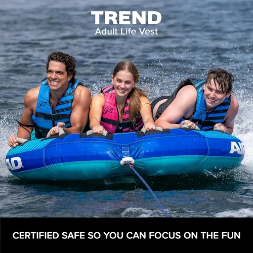 Miniatura 2 de Airhead Trend Life Jacket for Adults & Kids - USCG Approved Life Vest for Men, Women, Youth & Child, Watersports Vest for Boating, Tubing & Swimming