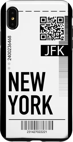 Miniatura 11 de Funda para iPhone 13 Pro Max New York Air Flight Ticket Phone Case