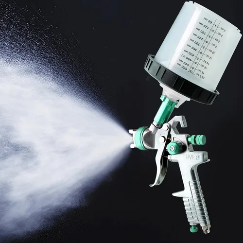 Miniatura 3 de Pulverizador de pintura con taza rápida de mezcla de pintura, kit de pistola de pintura en aerosol HVLP contiene boquillas de 1.4, 1.7 y 0.079 in