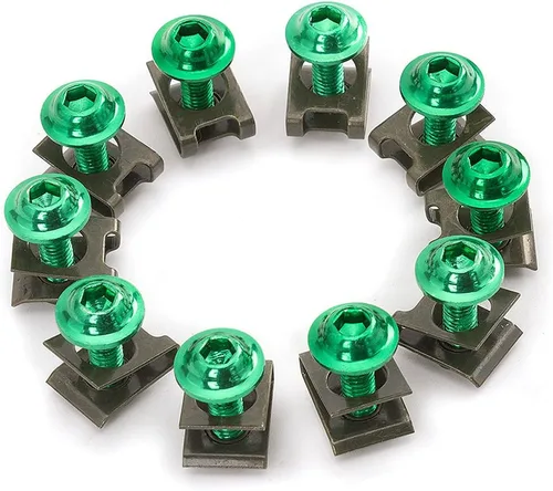 Miniatura 11 de 30 unids M6 0.236 in motocicleta carenado cuerpo tornillo tornillo spire velocidad sujetador tuerca ajuste para S1000RR CBR1000RR Ninja ZX10R